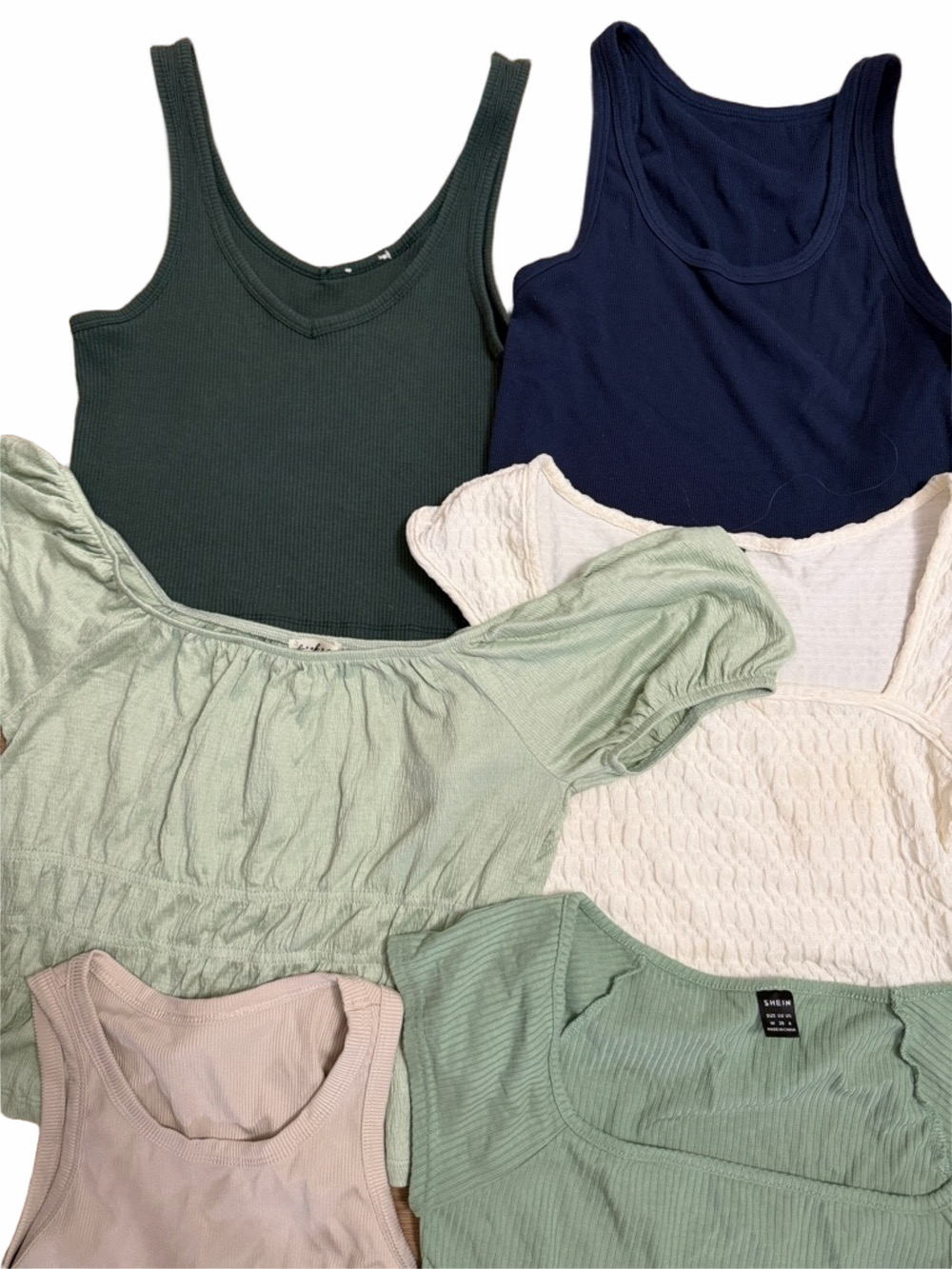 Bundle of Eight Women’s Crop Tops Size S/M - Picture 3 of 3